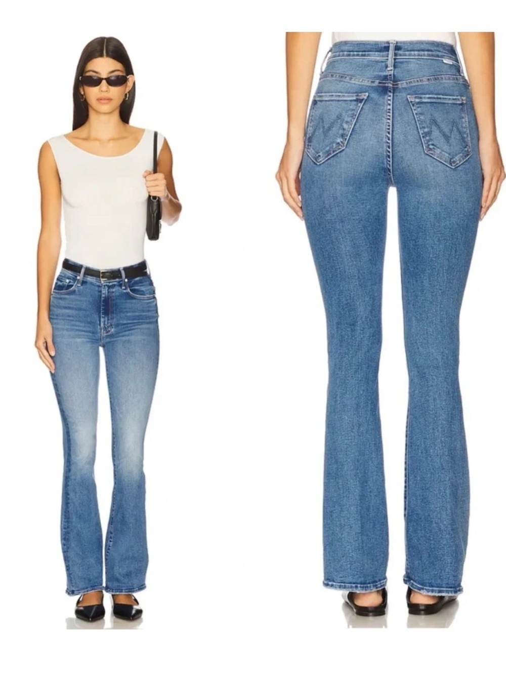 MOTHER The Runaway Bootcut Jeans in Dropping in